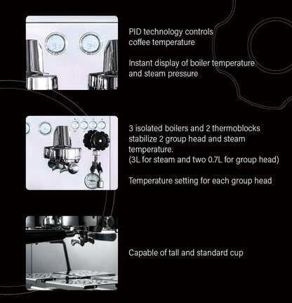 2 Group Coffee Machine KD-510